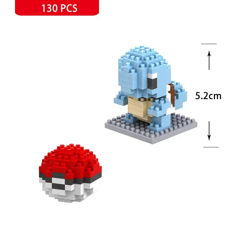 Pokemon Nanoblock Pikachu Set - 66pcs Educational Toy
