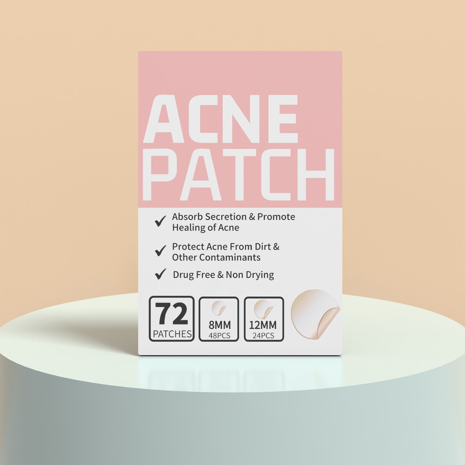Acne Pimple Patches: 72pcs Transparent Spot Treatment
