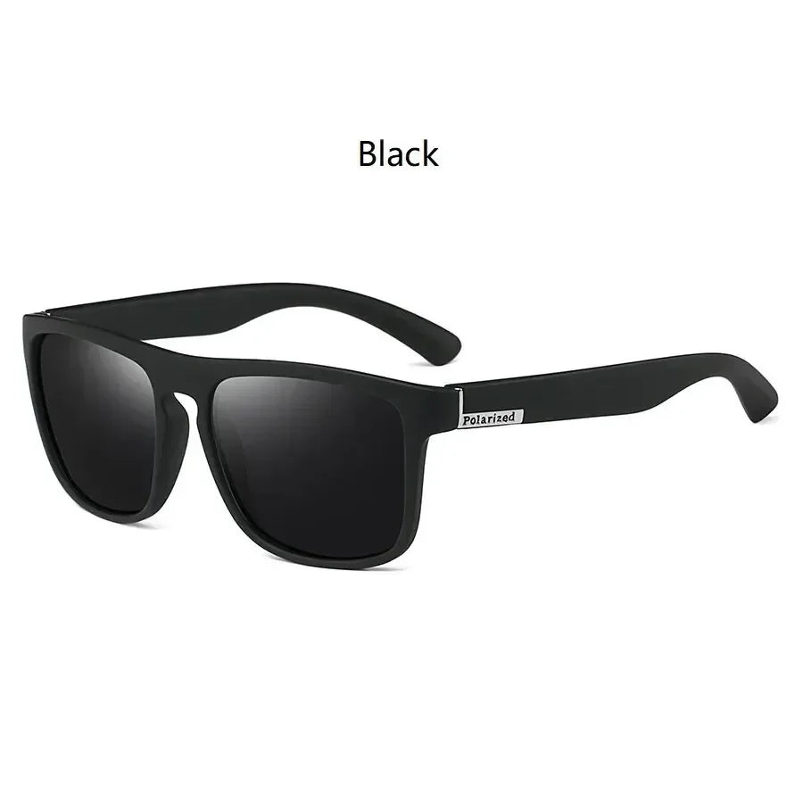 Polarized Sunglasses UV400 Luxury Designer Vintage Square