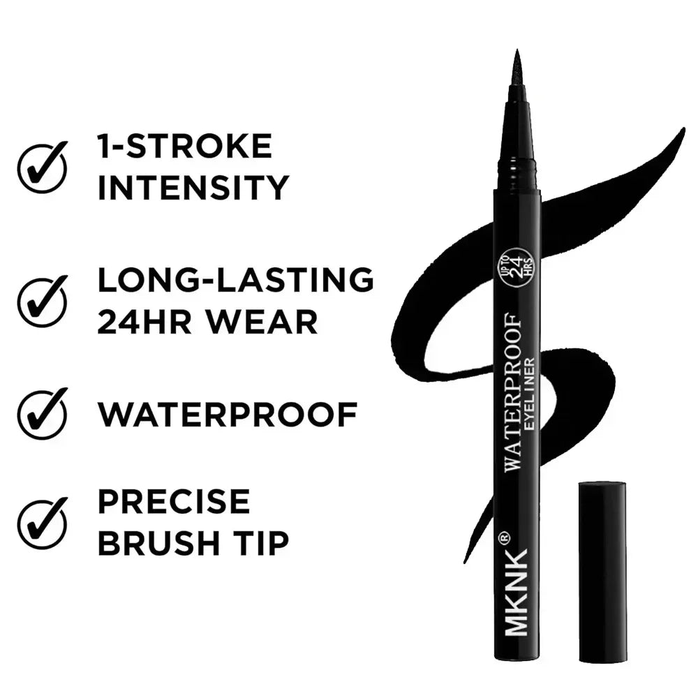 Quick-Dry Waterproof Eyeliner: Long-Lasting Matte Pencil