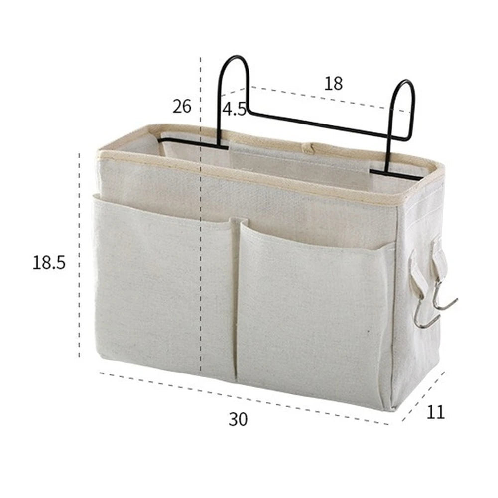 Baby Crib Organizer: Nappy Holder & Toy Storage Caddy
