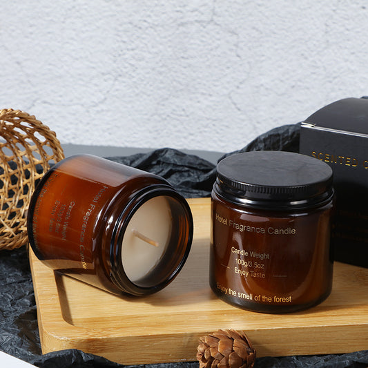 Soy Wax Scented Candles - Aromatherapy Glass Jar Gift
