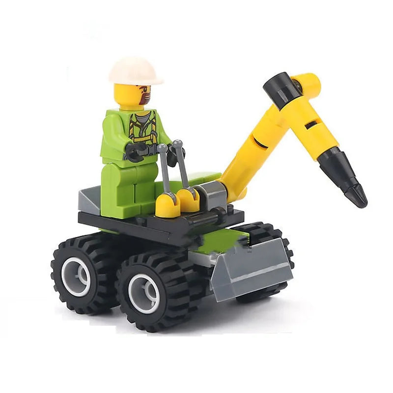 SLUBAN Girl Food Truck Building Blocks Toy Set