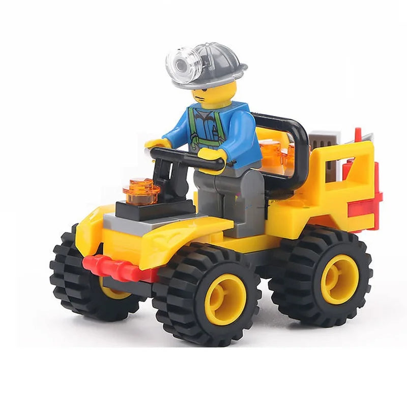 SLUBAN Girl Food Truck Building Blocks Toy Set