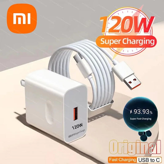 Xiaomi 120W GaN Fast Charger USB Quick Charge 3.0 Adapter