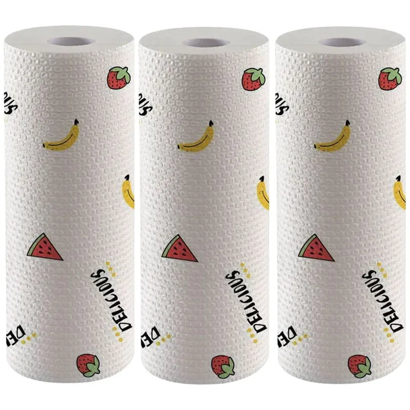 Reusable Kitchen Rags - 500/50pcs Non-Woven Cleaning Cloths