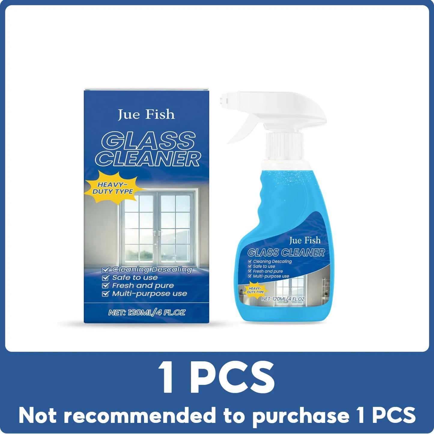 Window Descaling Spray - Brighten Shower Glass & Remove Limescale