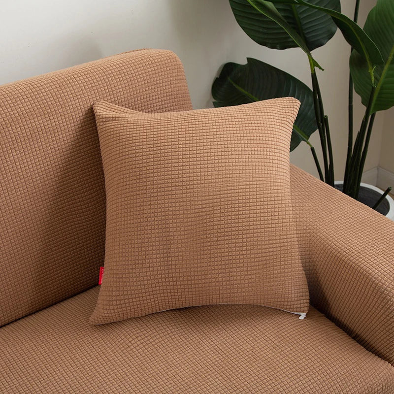 Solid Color Velvet Pillowcase - Sofa & Car Decor