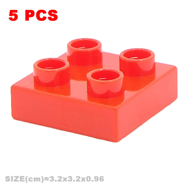 MOC Big Building Blocks - Duploes Compatible DIY Toys