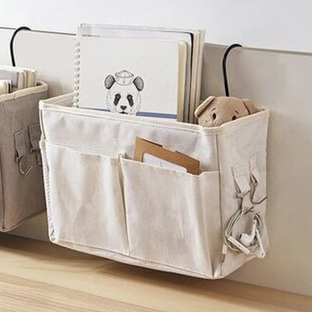 Baby Crib Organizer: Nappy Holder & Toy Storage Caddy