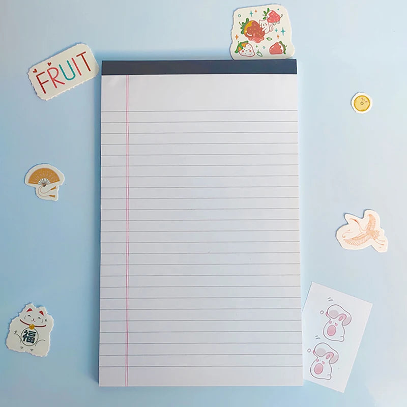Tearable Legal Pad: Ink-Proof, Lined Notepad
