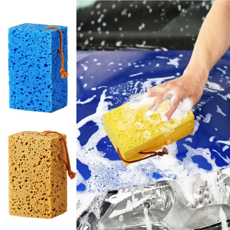 Big Car Wash Sponges - Thick, Absorbent & Soft Cleaning
