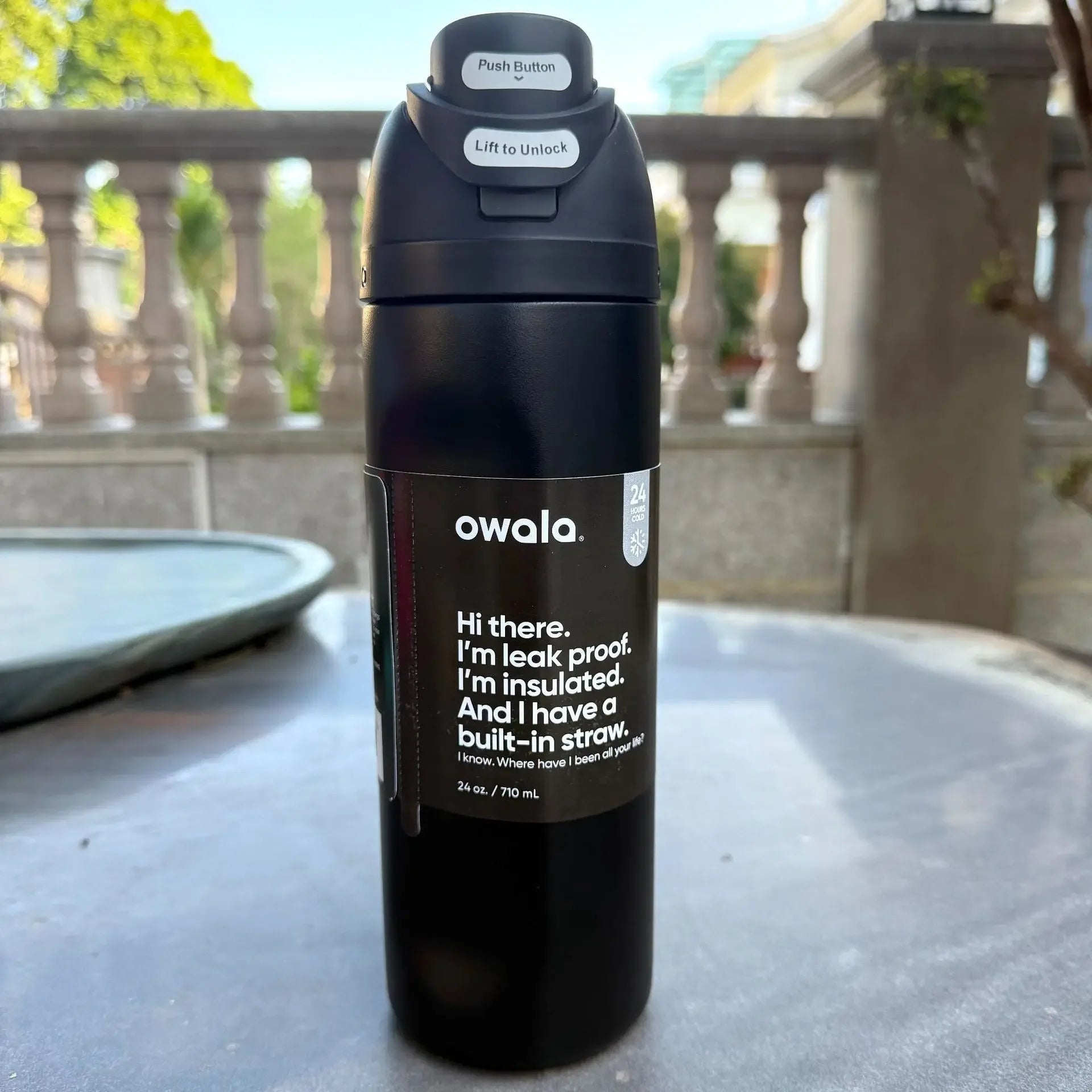 Owala Insulated Stainless Steel Water Bottle with Straw 24/32Oz