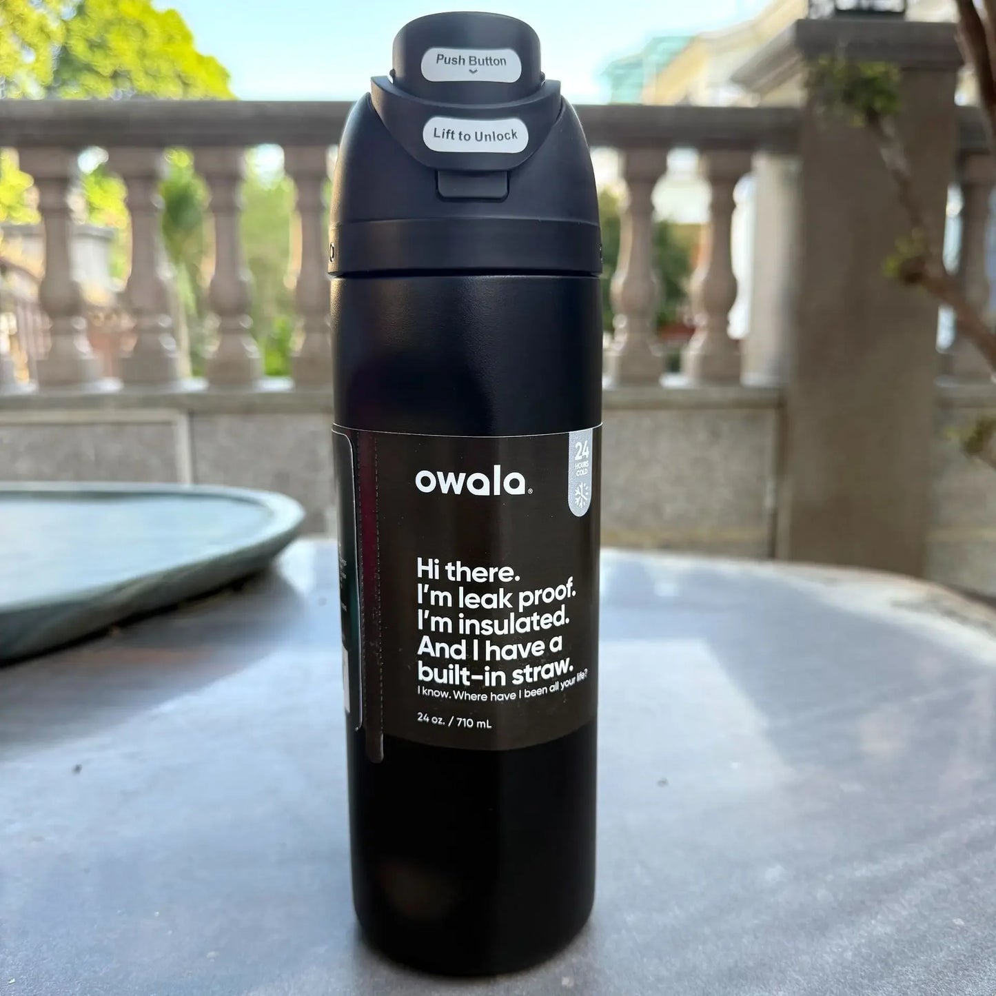 Owala Insulated Stainless Steel Water Bottle with Straw 24/32Oz