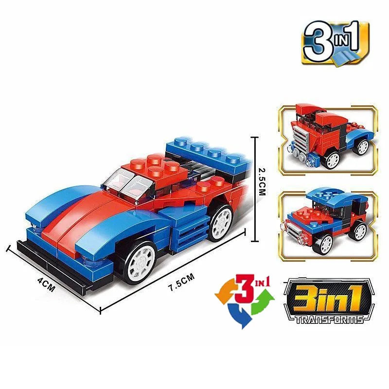 SLUBAN Girl Food Truck Building Blocks Toy Set