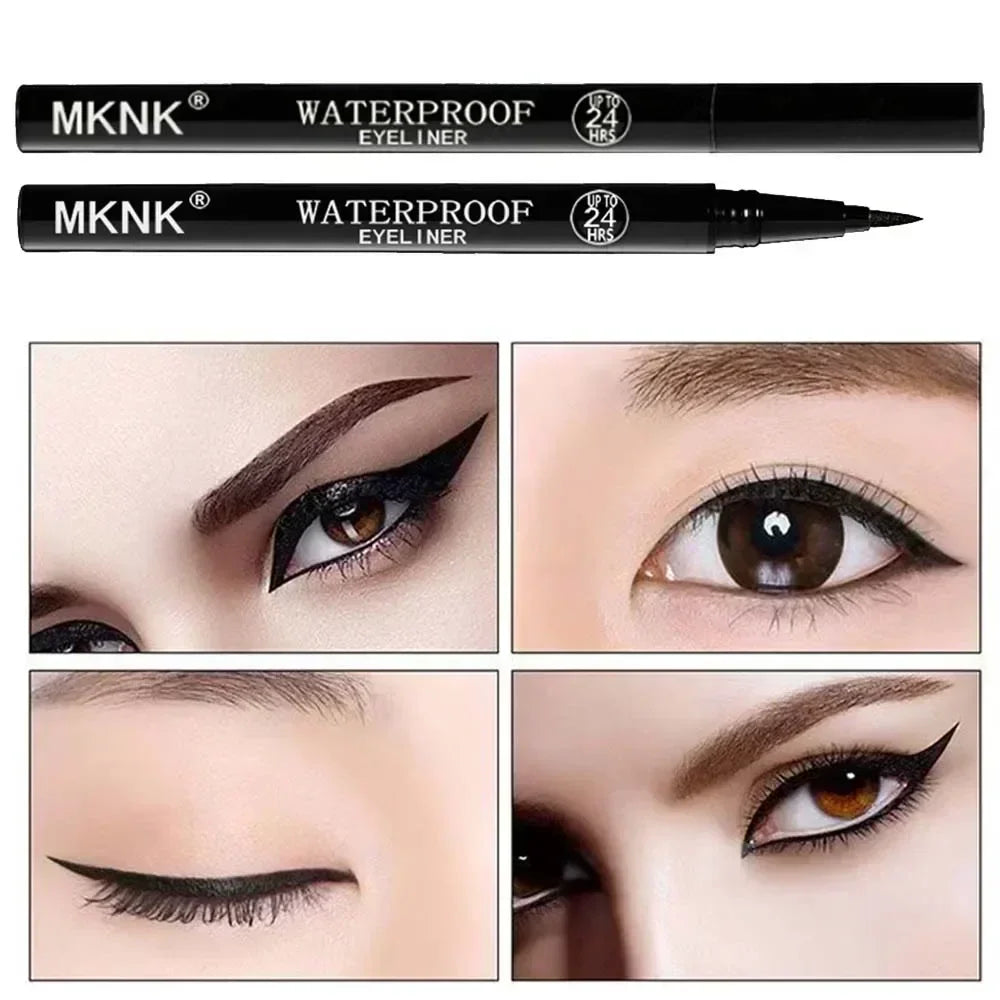 Quick-Dry Waterproof Eyeliner: Long-Lasting Matte Pencil
