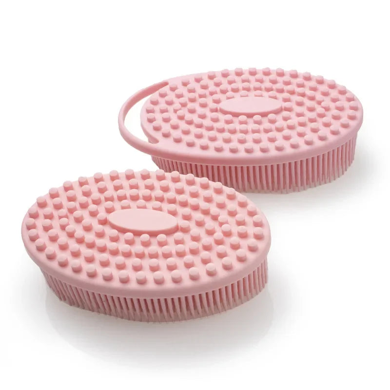 Exfoliating Silicone Body Brush - 2-in-1 Bath & Scalp Massager