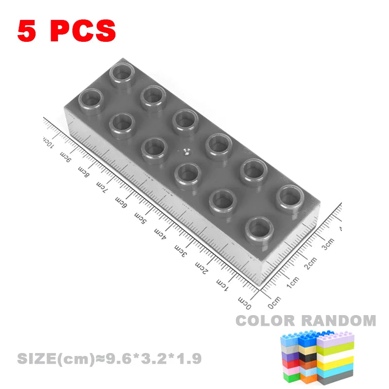 MOC Big Building Blocks - Duploes Compatible DIY Toys