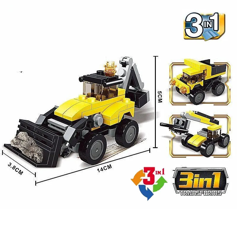 SLUBAN Girl Food Truck Building Blocks Toy Set