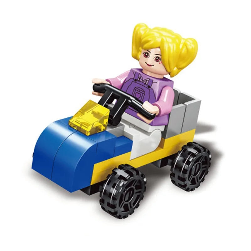 SLUBAN Girl Food Truck Building Blocks Toy Set