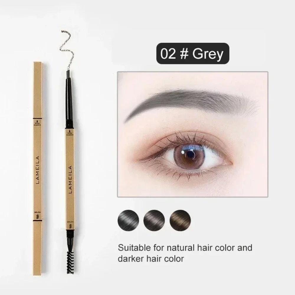 Waterproof Double Head Eyebrow Pencil - 5 Colors & Brush