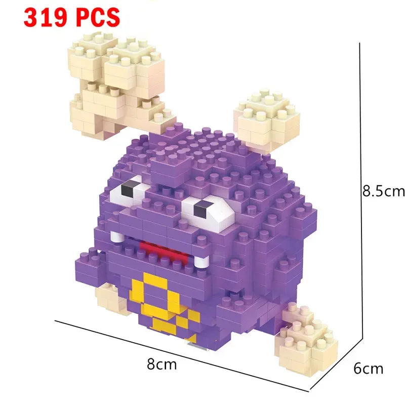 Pokemon Nanoblock Pikachu Set - 66pcs Educational Toy