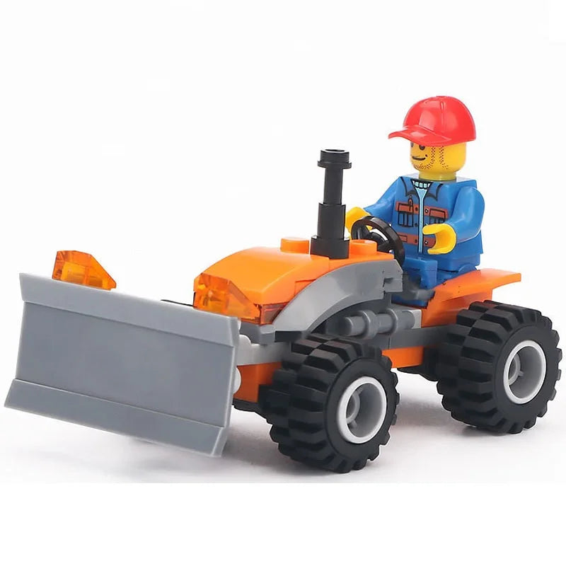 SLUBAN Girl Food Truck Building Blocks Toy Set