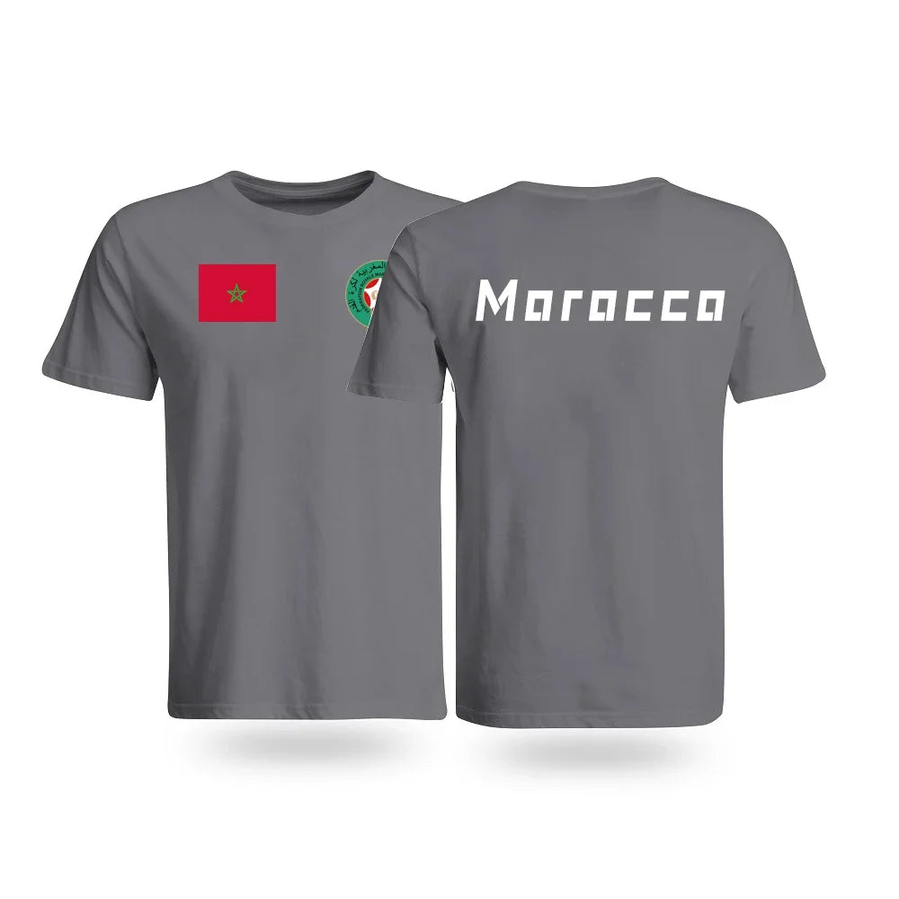 Moroccan Pride Retro Tee - Unisex Cotton T-Shirt