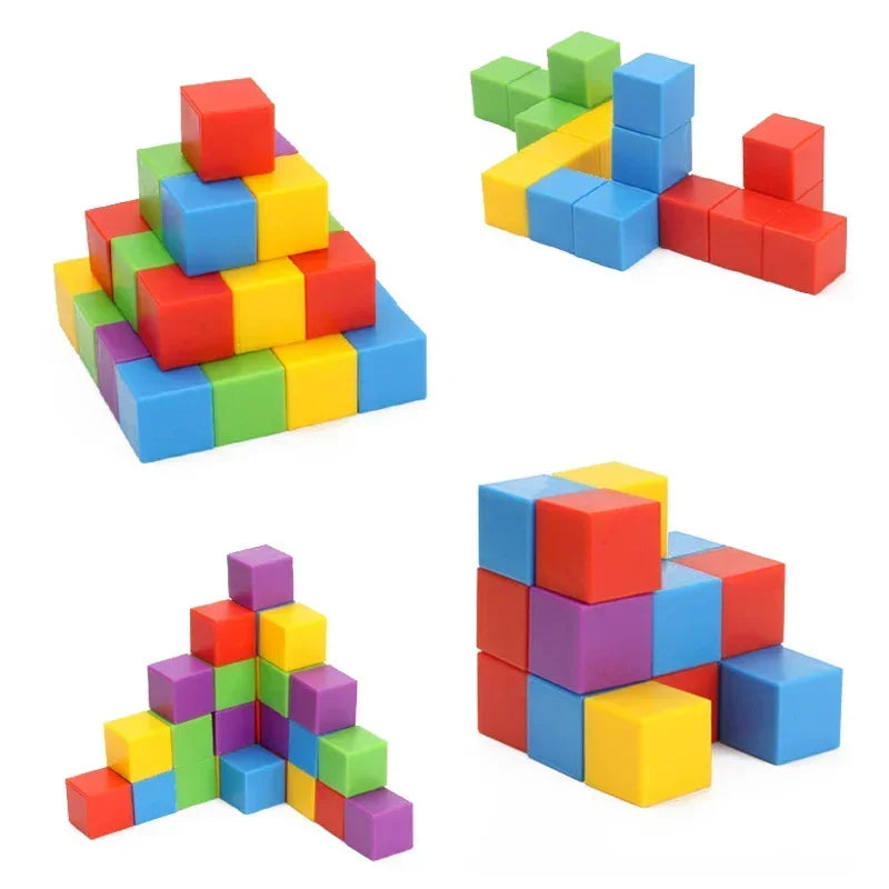 Montessori Block Puzzle Toy - Boost Spatial Logic & Math Skills