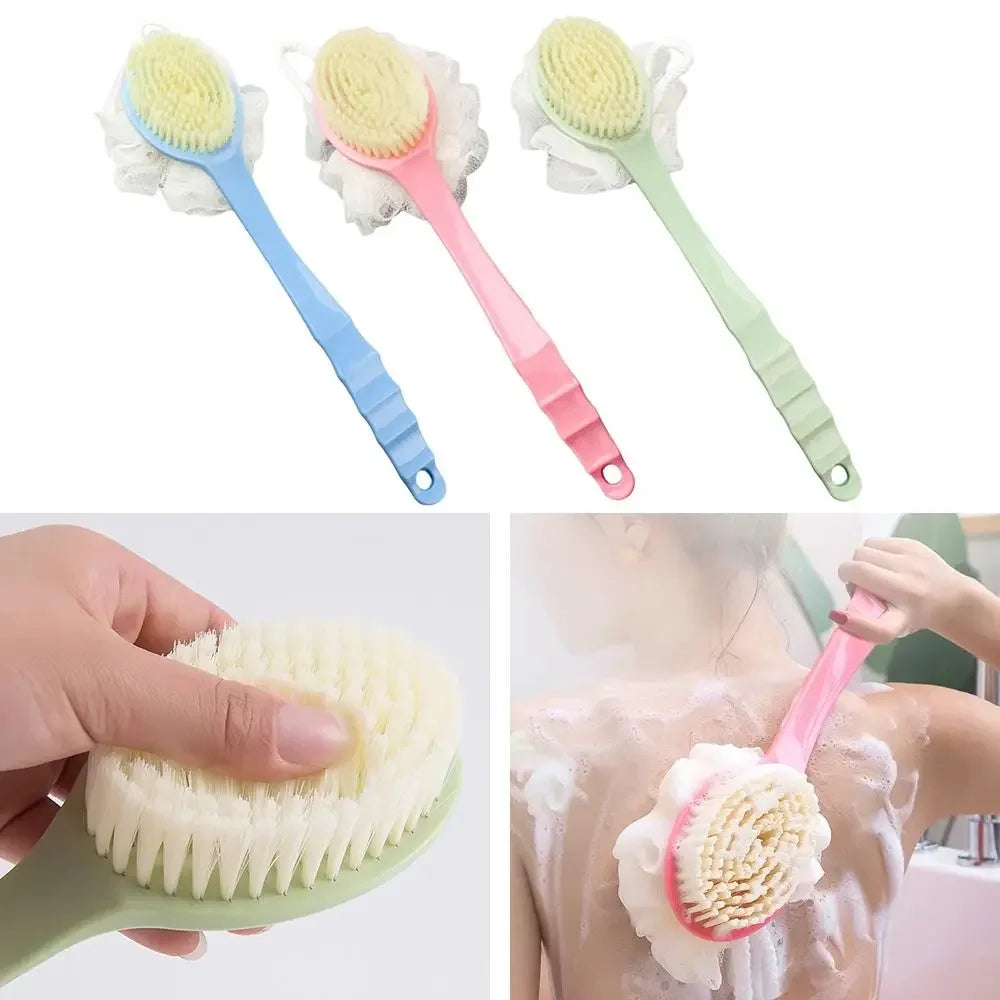 Gentle Body Clean Long Handle Shower Brush - Soft Bristle