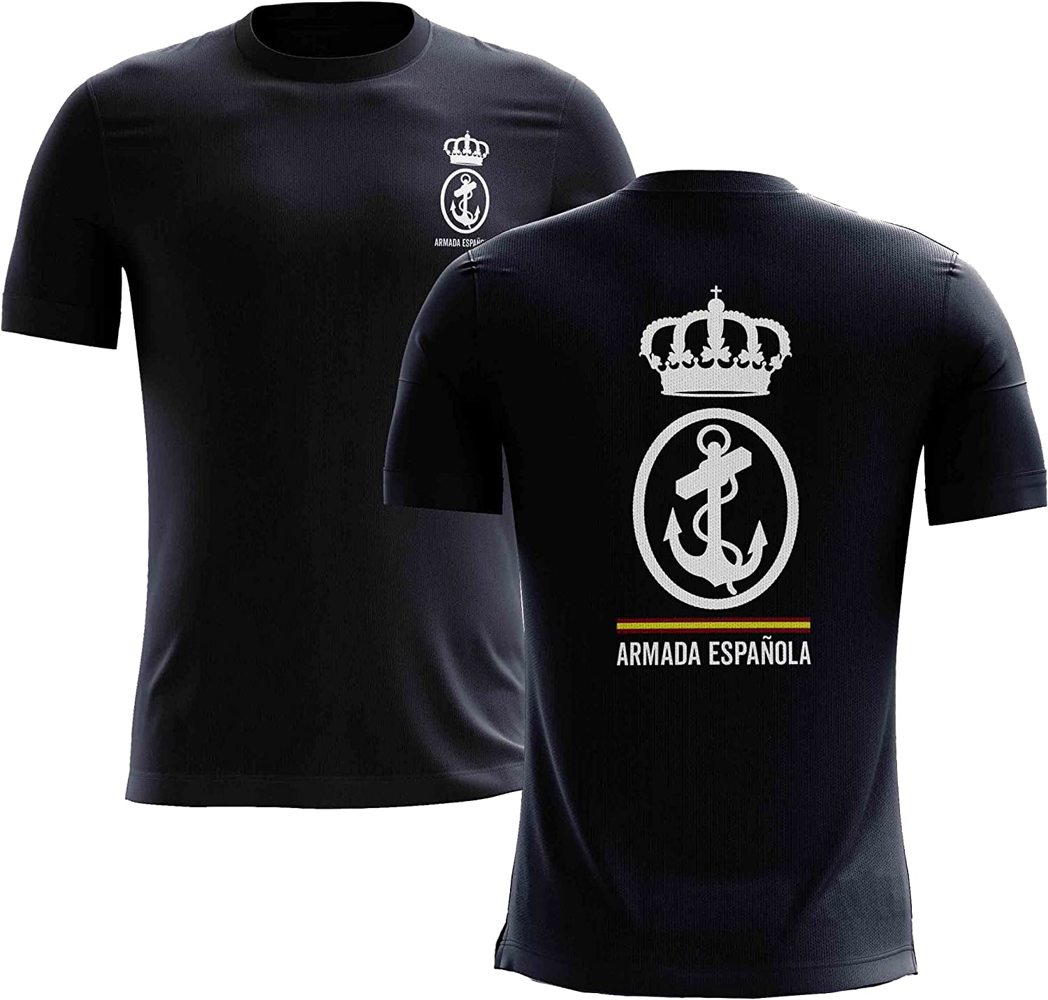 Spanish Naval T-Shirt 100% Cotton Casual O-Neck S-3XL