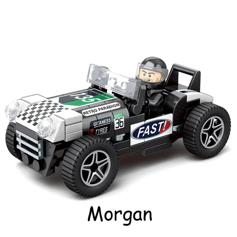 SLUBAN Girl Food Truck Building Blocks Toy Set