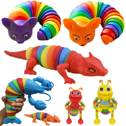 Fidget Slug Toy 2025: 3D Colorful Sensory Fun for Kids