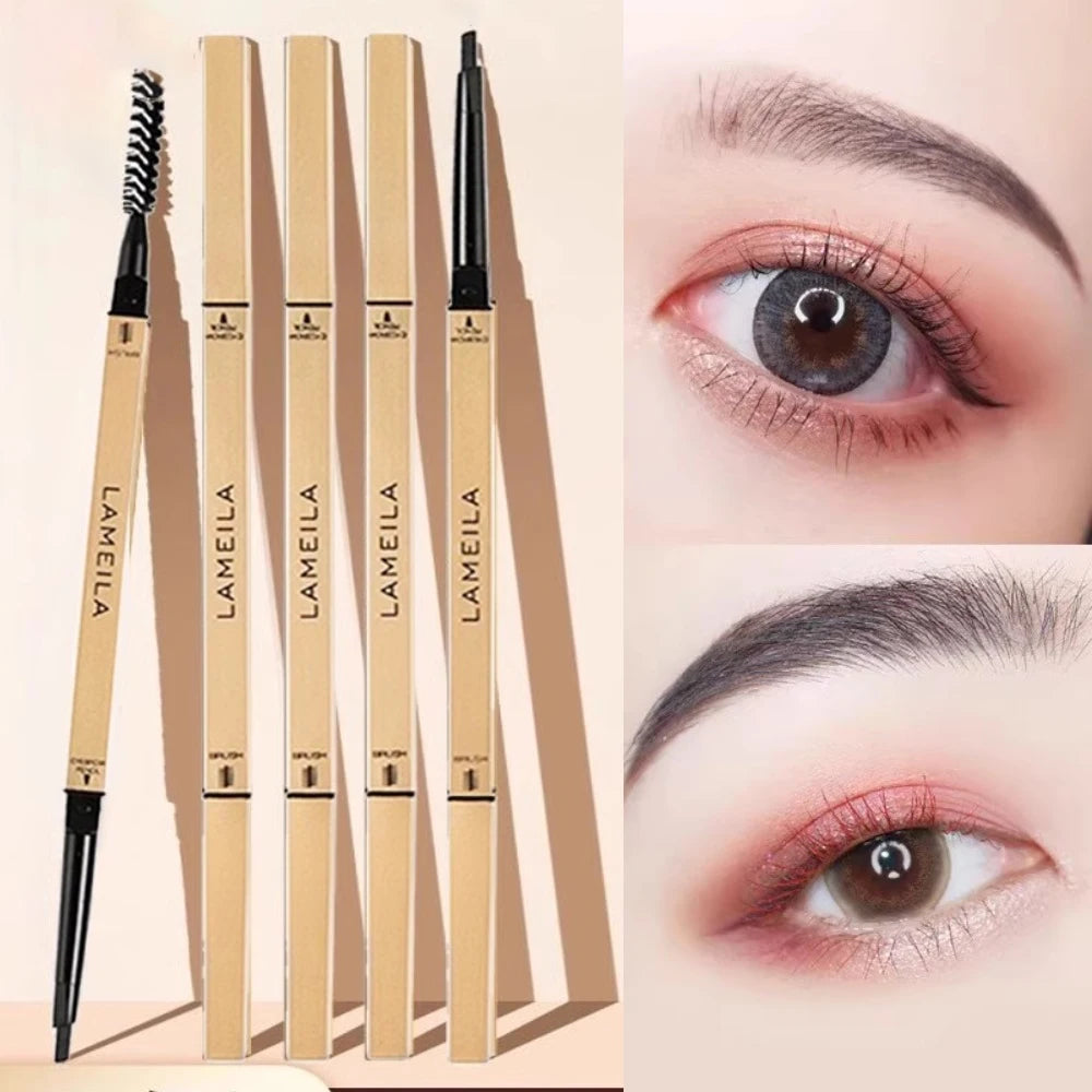Waterproof Double Head Eyebrow Pencil - 5 Colors & Brush