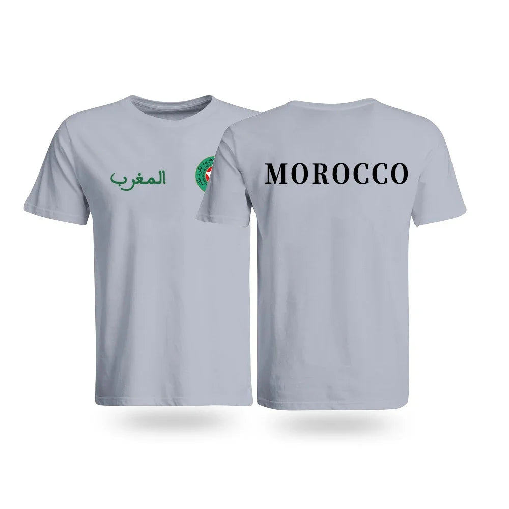 Moroccan Pride Retro Tee - Unisex Cotton T-Shirt