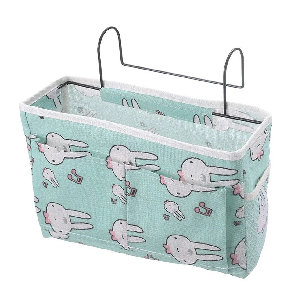 Baby Crib Organizer: Nappy Holder & Toy Storage Caddy