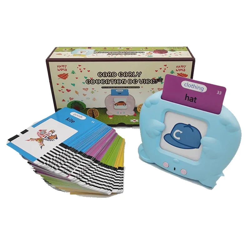 Kids Talking Flash Cards: Learn English, Spanish, French