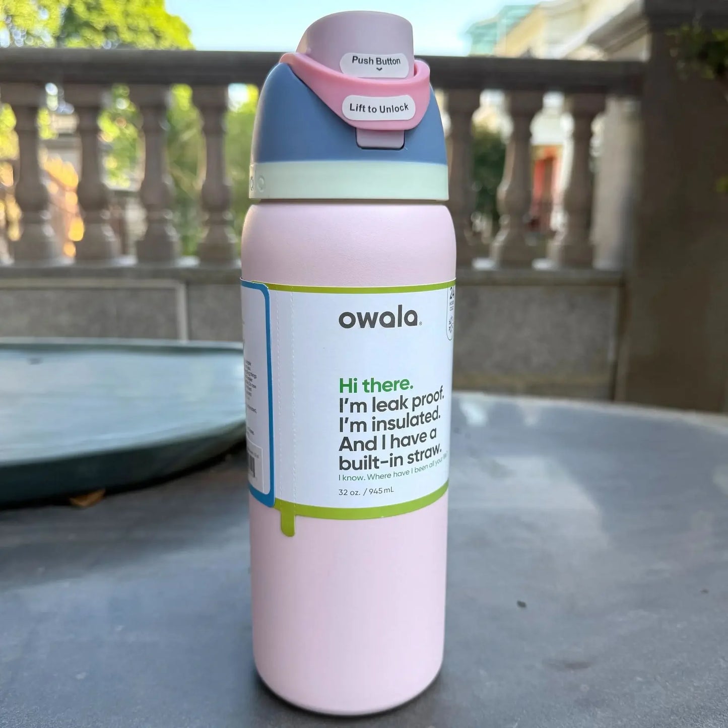Owala Insulated Stainless Steel Water Bottle with Straw 24/32Oz