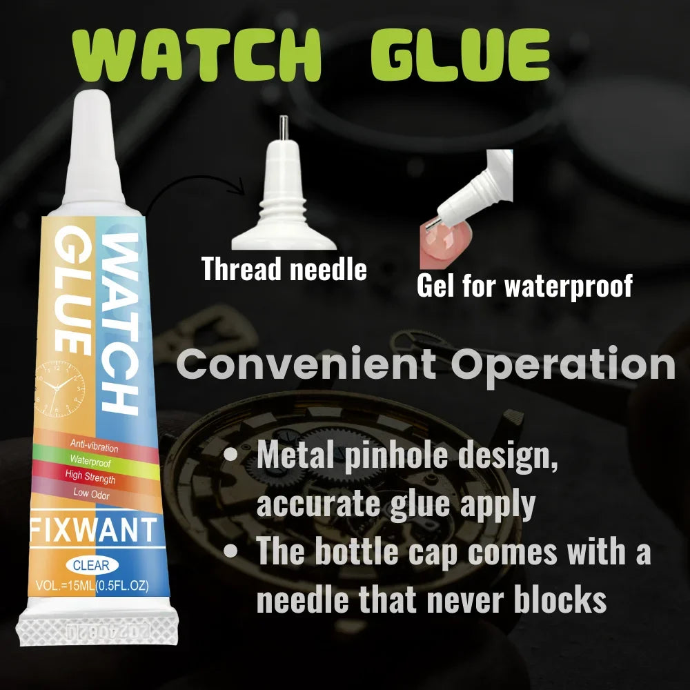 Smart Watch Repair Glue - FIXWANT Waterproof Adhesive 15ml