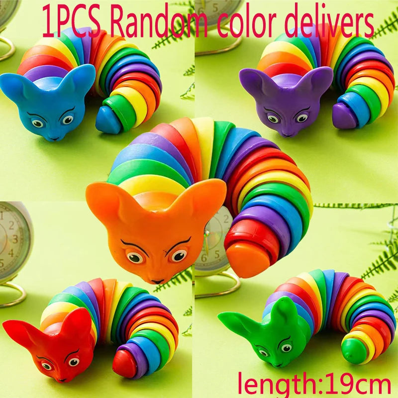 Fidget Slug Toy 2025: 3D Colorful Sensory Fun for Kids
