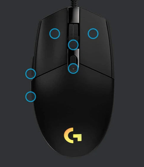 Logitech G102 Prodigy Wired Gaming Mouse 8000 DPI USB