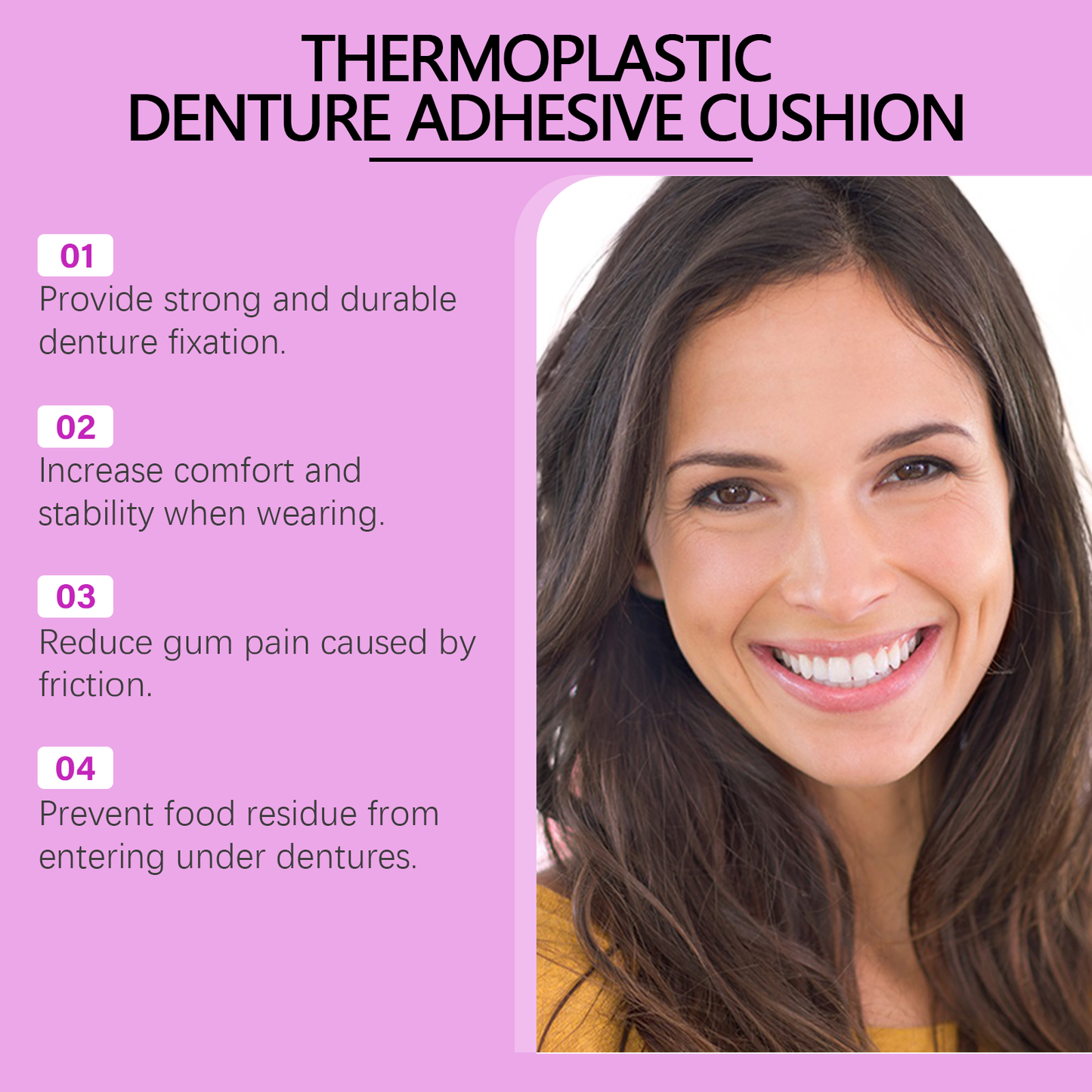 Denture Adhesive Cream - Strong Hold for Secure Dentures