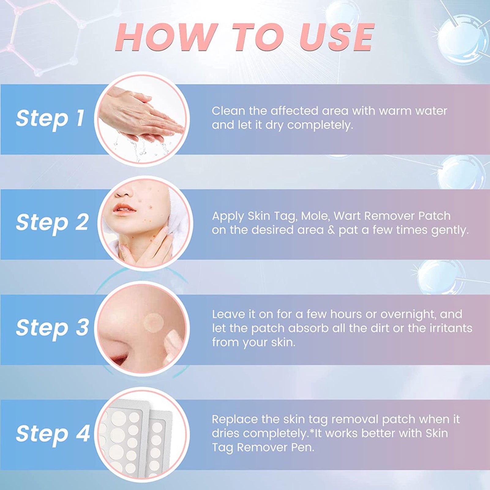 Acne Pimple Patches: 72pcs Transparent Spot Treatment
