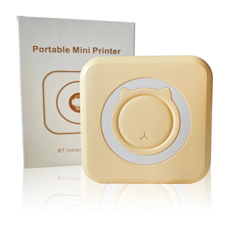 Portable Mini Thermal Printer BT 203dpi Photo Label
