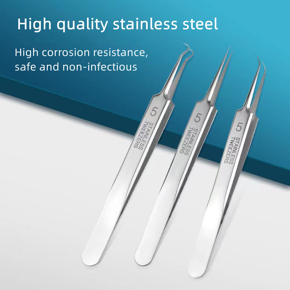 German Ultra-fine Blackhead Tweezers - Acne Remover Tool