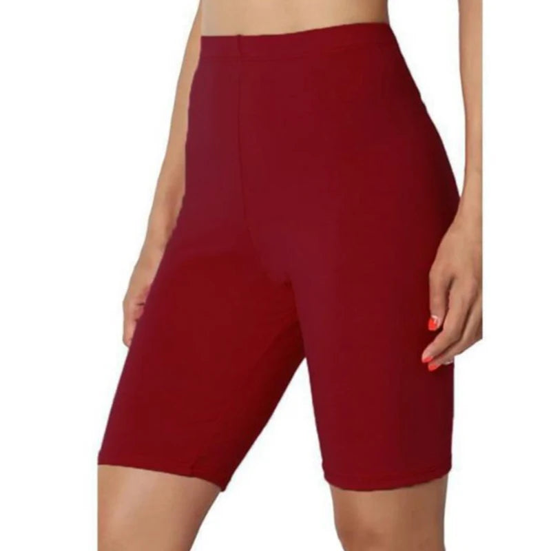Women’s High-Waist Biker Shorts - Thin Fitness Summer Wear