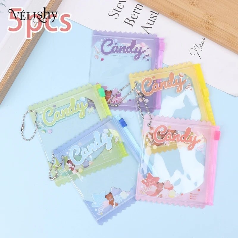 Candy Bag Badge Display: 5pcs Storage & Protective Shell