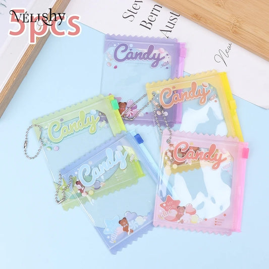 Candy Bag Badge Display: 5pcs Storage & Protective Shell