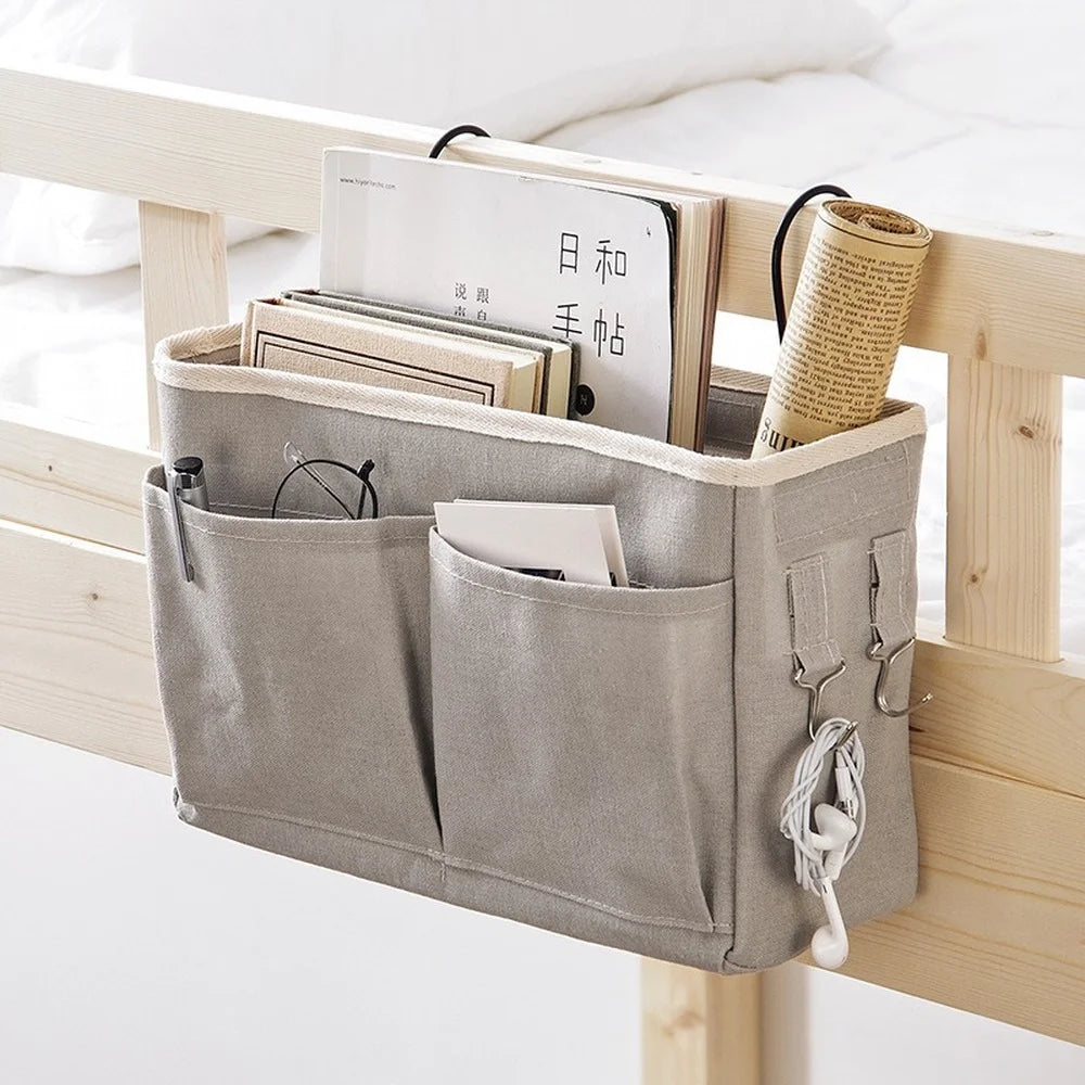 Baby Crib Organizer: Nappy Holder & Toy Storage Caddy