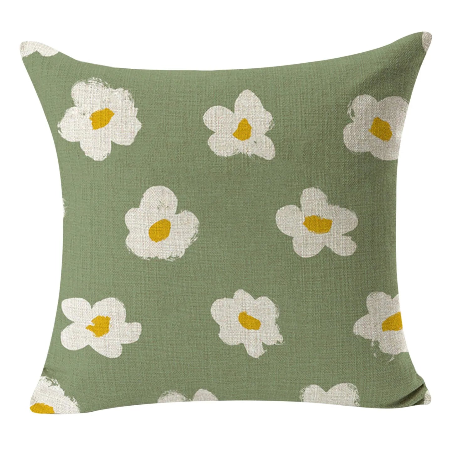 Striped Floral Leaf Pillow Covers - 2025 Fashion Decor